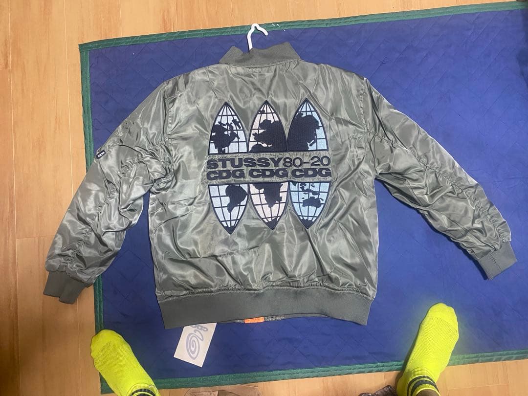 STUSSY 40周年記念 CDG × STUSSY MA-1 ジャケット