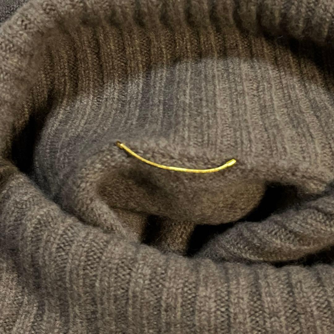 ドゥーズィーエムクラス ニット タートルネック ウール ブラウン セーター