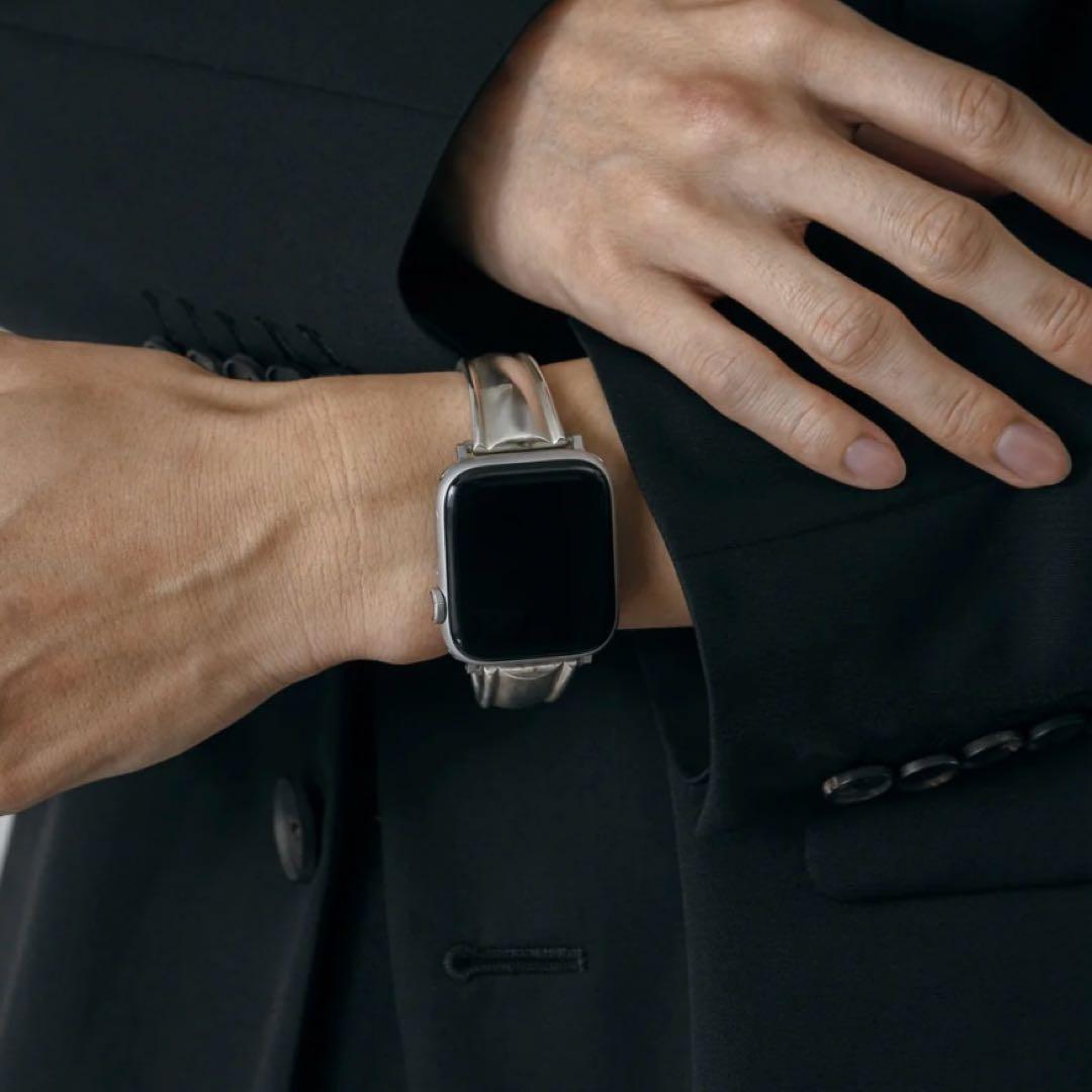 アクセサリー Apple Watch vintage - like silver band
