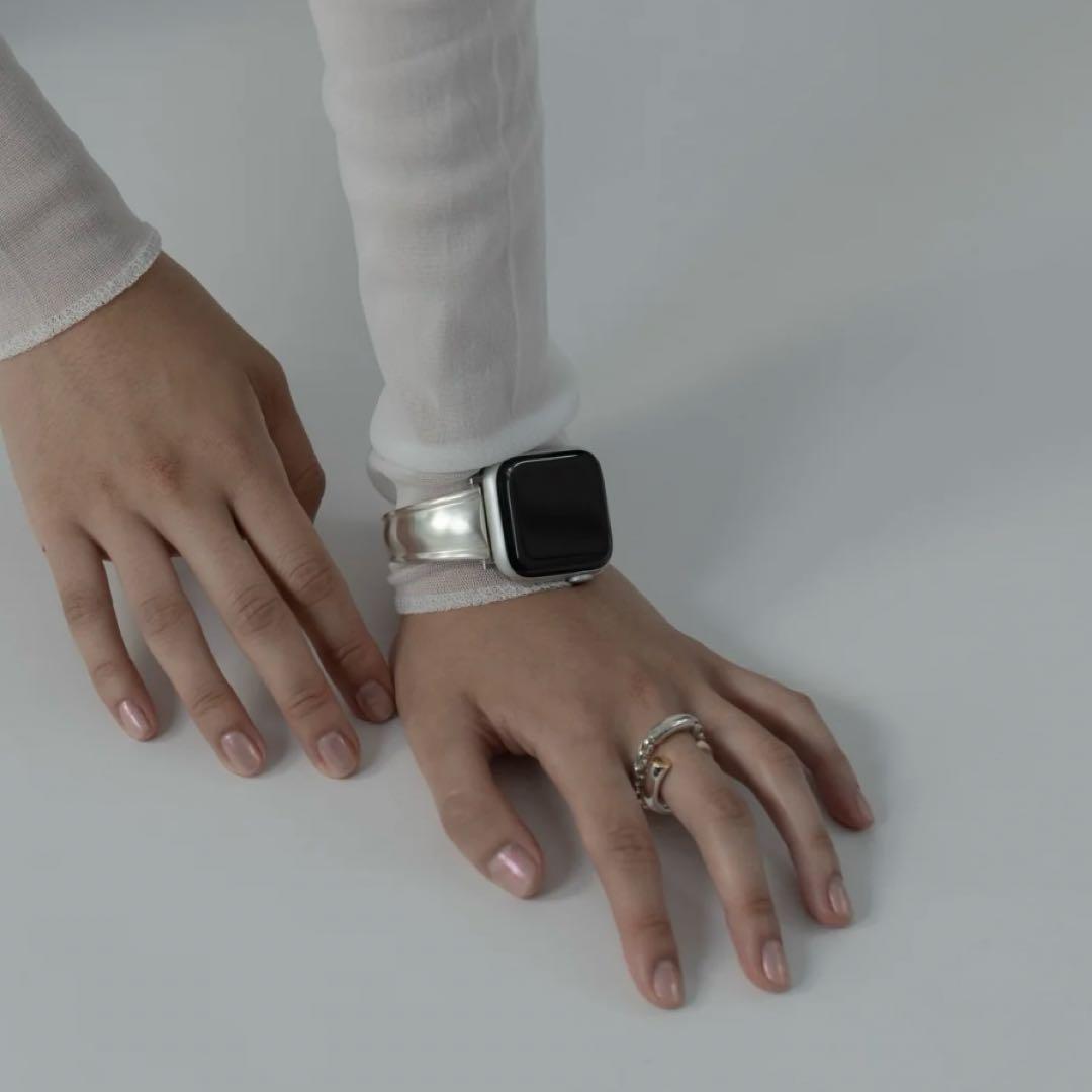 アクセサリー Apple Watch vintage - like silver band