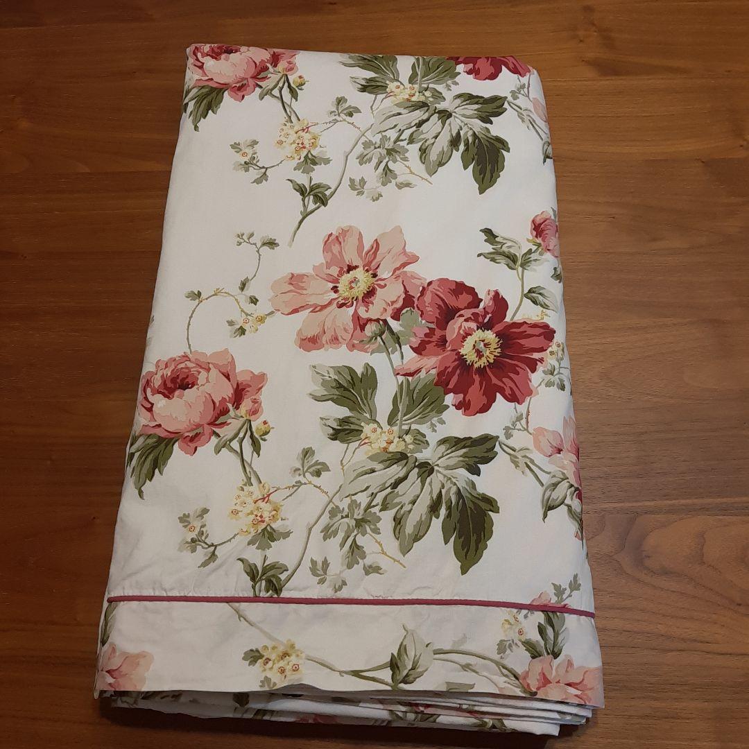 最終値下げ★美品★ ローラアシュレイ　デュベカバー　ピオニー（キング）