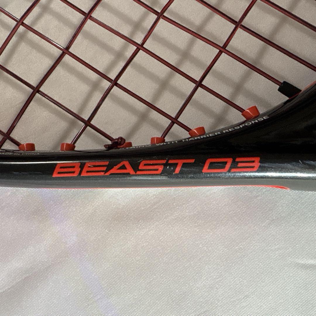 prince BEAST 03 テニスラケット カバー付き