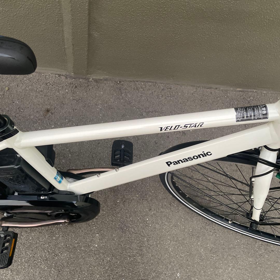 パナソニック電動アシスト自転車 ホワイト スポーツ型