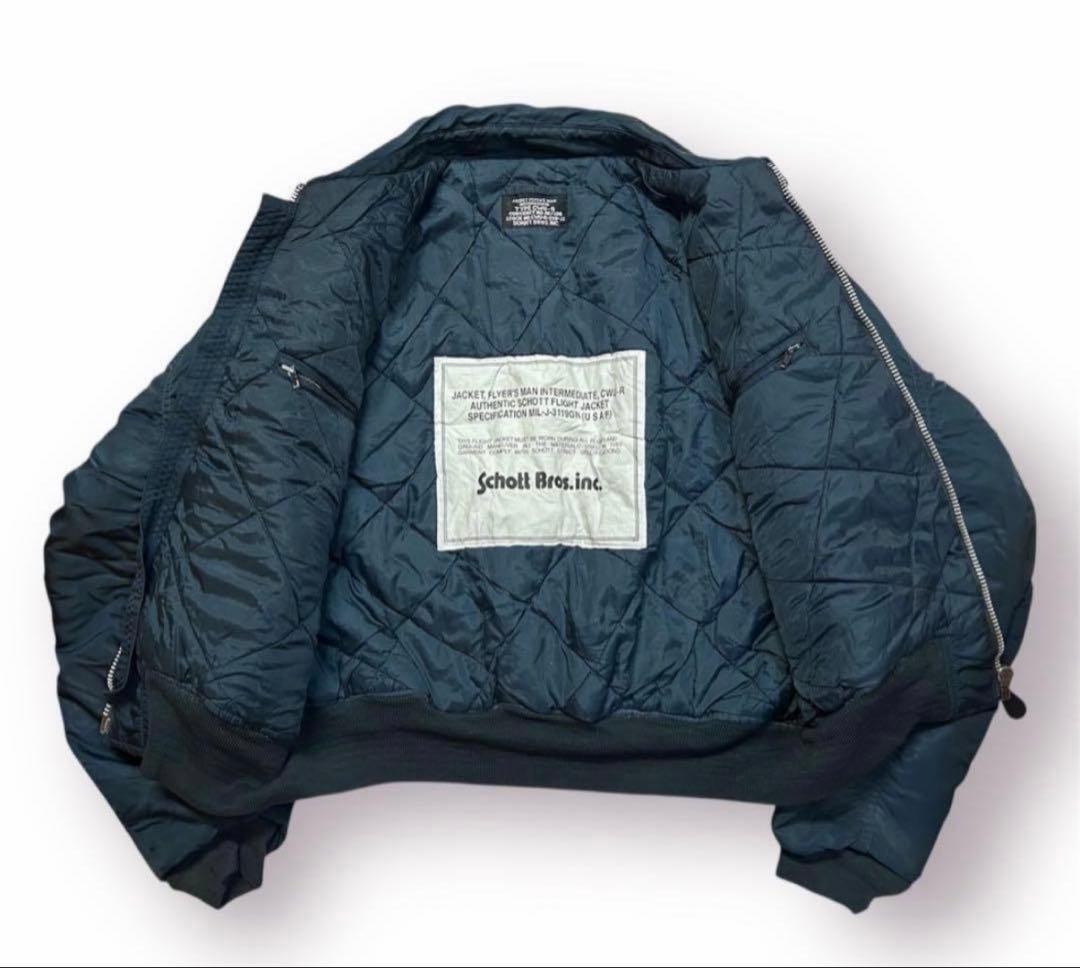 ぺ*ぺ様 激レア田中シェン着Schott NYC flight jacket 週