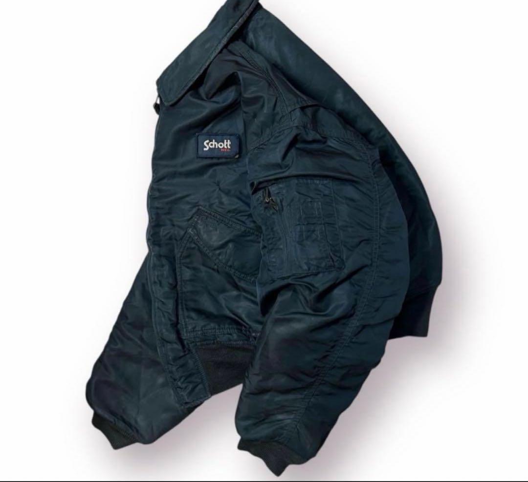 ぺ*ぺ様 激レア田中シェン着Schott NYC flight jacket 週