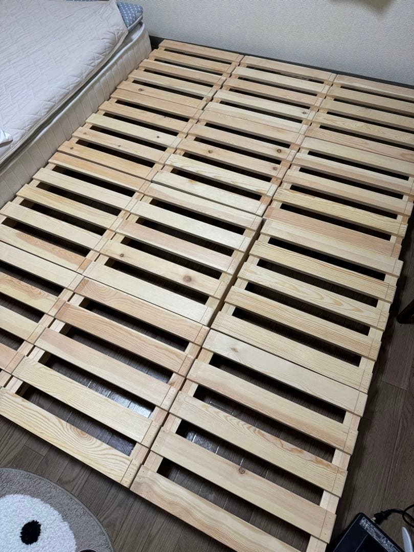 【シングルサイズ】 ベッド　すのこ　ローベッド　ベッドフレーム　パレット