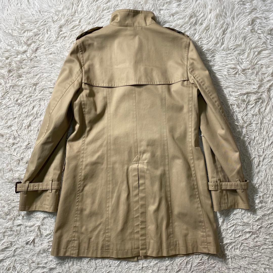 美品】バーバリーロンドン　トレンチコート　ノバチェック　40サイズ　シングル　L