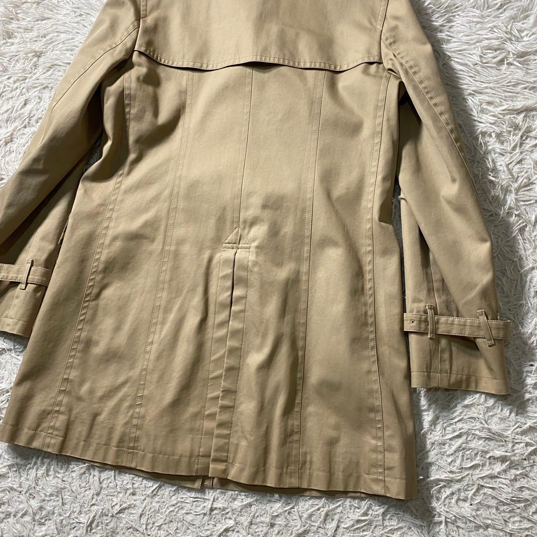 美品】バーバリーロンドン　トレンチコート　ノバチェック　40サイズ　シングル　L