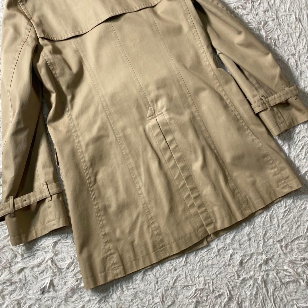 美品】バーバリーロンドン　トレンチコート　ノバチェック　40サイズ　シングル　L