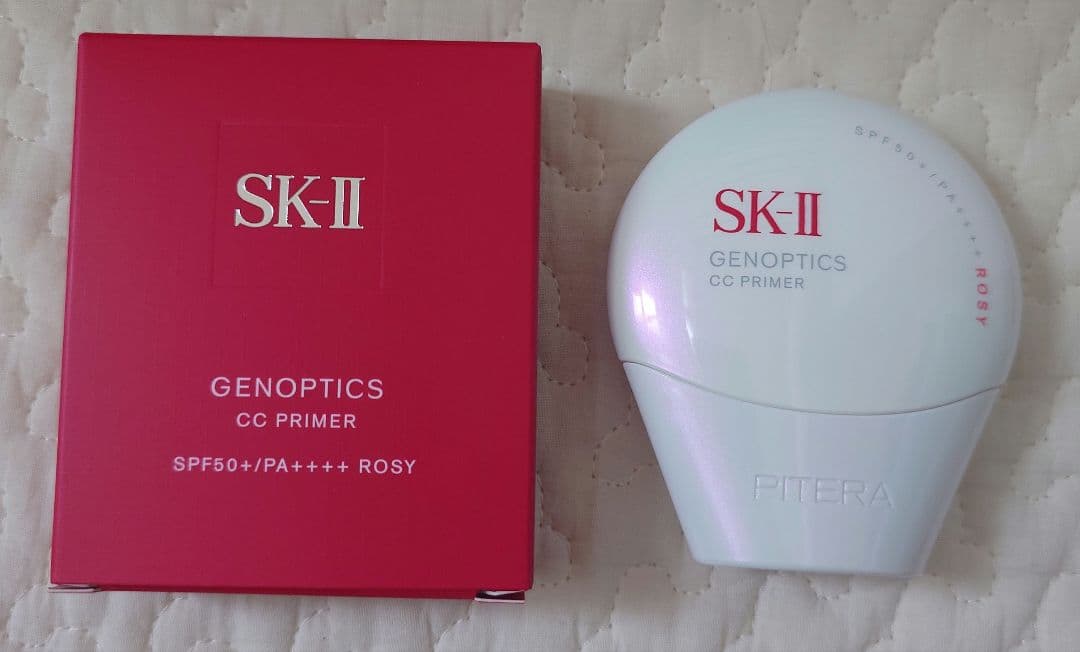 新品！SK-II ジェノプティクスCCプライマー ロージーピンク 30g