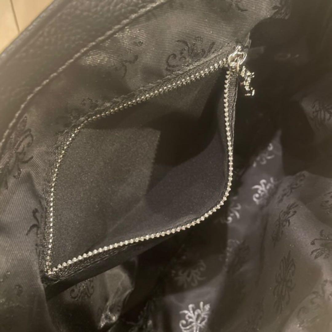 再入荷‼️スリーセメタリー　クロス　トートバッグ　黒