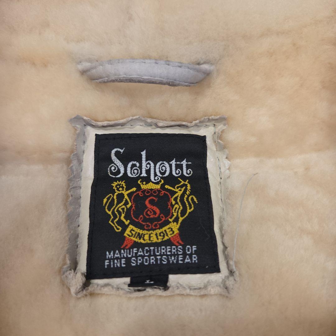 Schott ホワイトライダースジャケット
