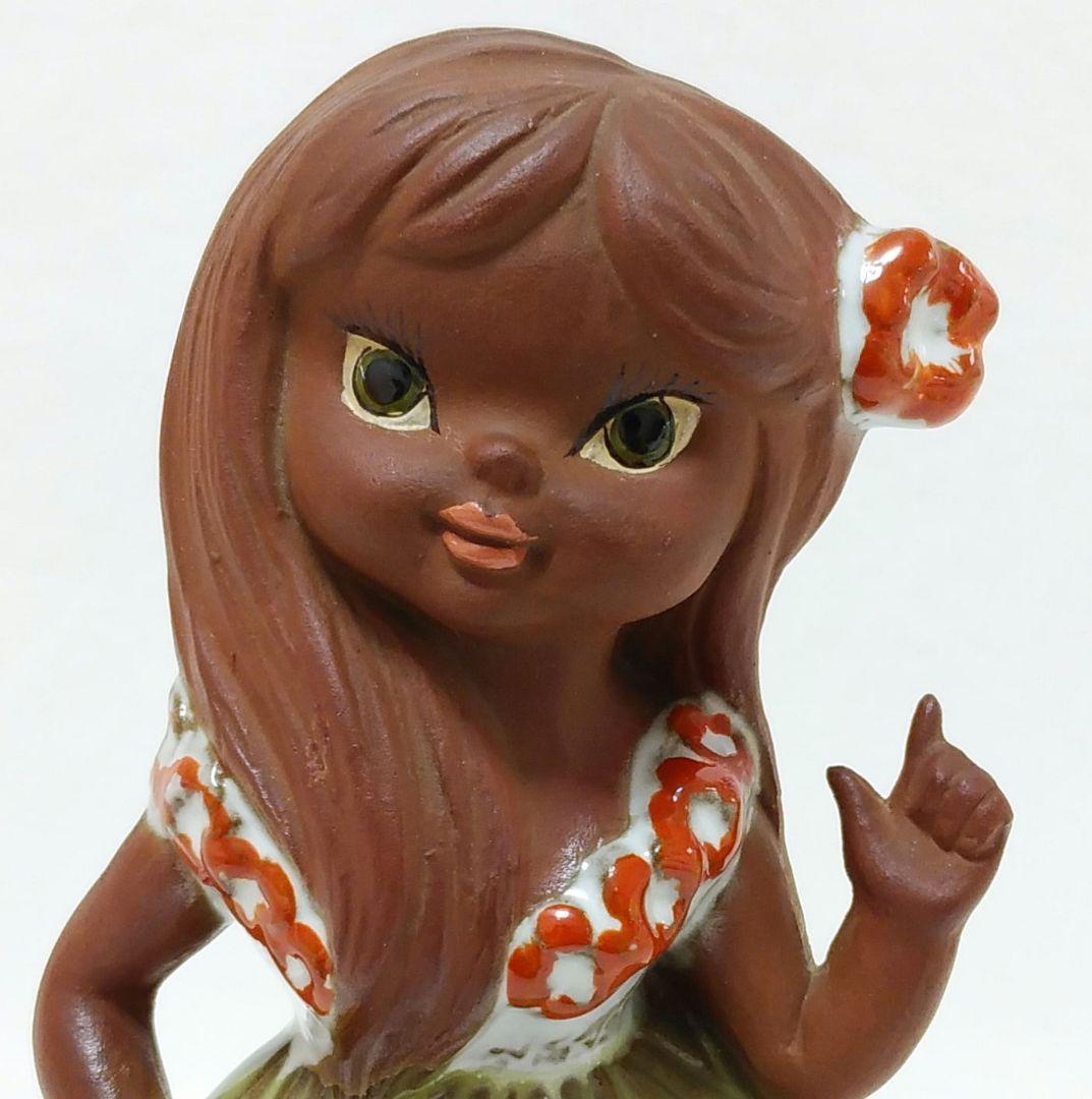 ハワイアン人形 フラドール置物❤︎1960年ハワイアンティーク・オリジナル人形