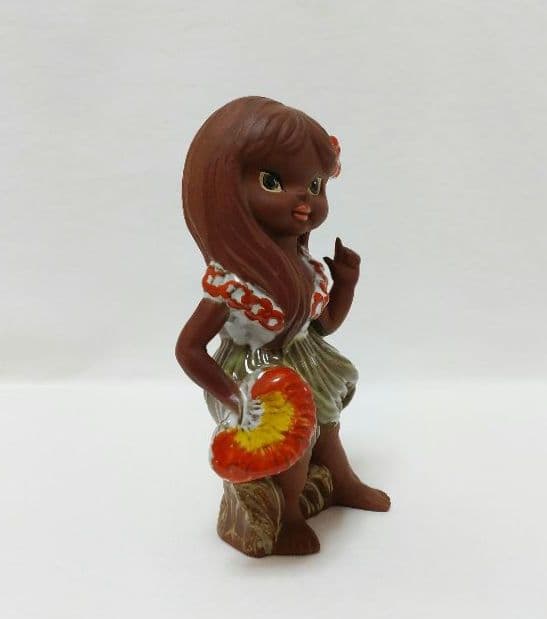 ハワイアン人形 フラドール置物❤︎1960年ハワイアンティーク・オリジナル人形