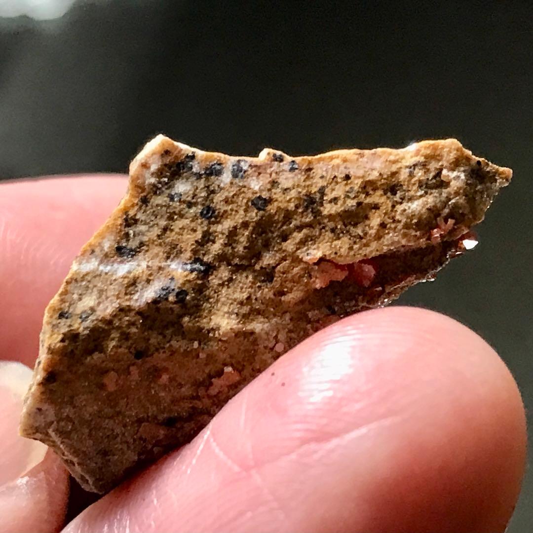 レア 鉱物 バナディナイト 原石標本 モロッコ天然石 オレンジ 43.75ct