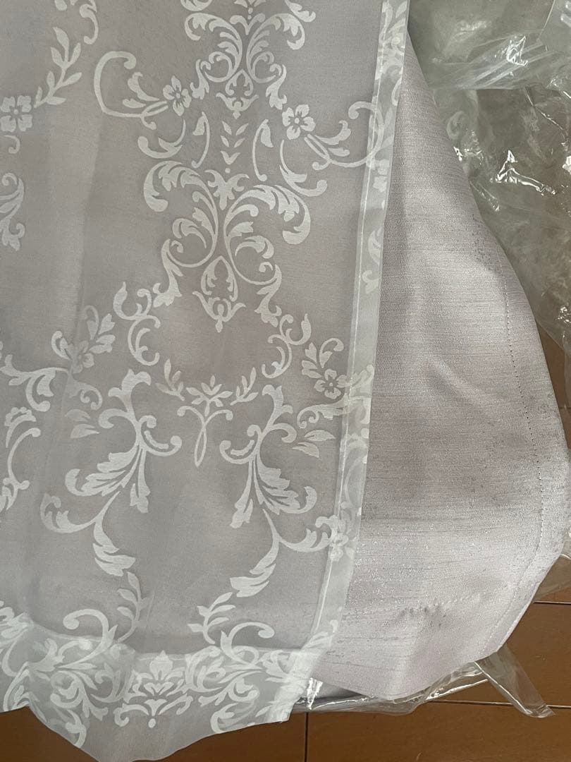 Francfranc カーテン2枚セット(ライトパープル)