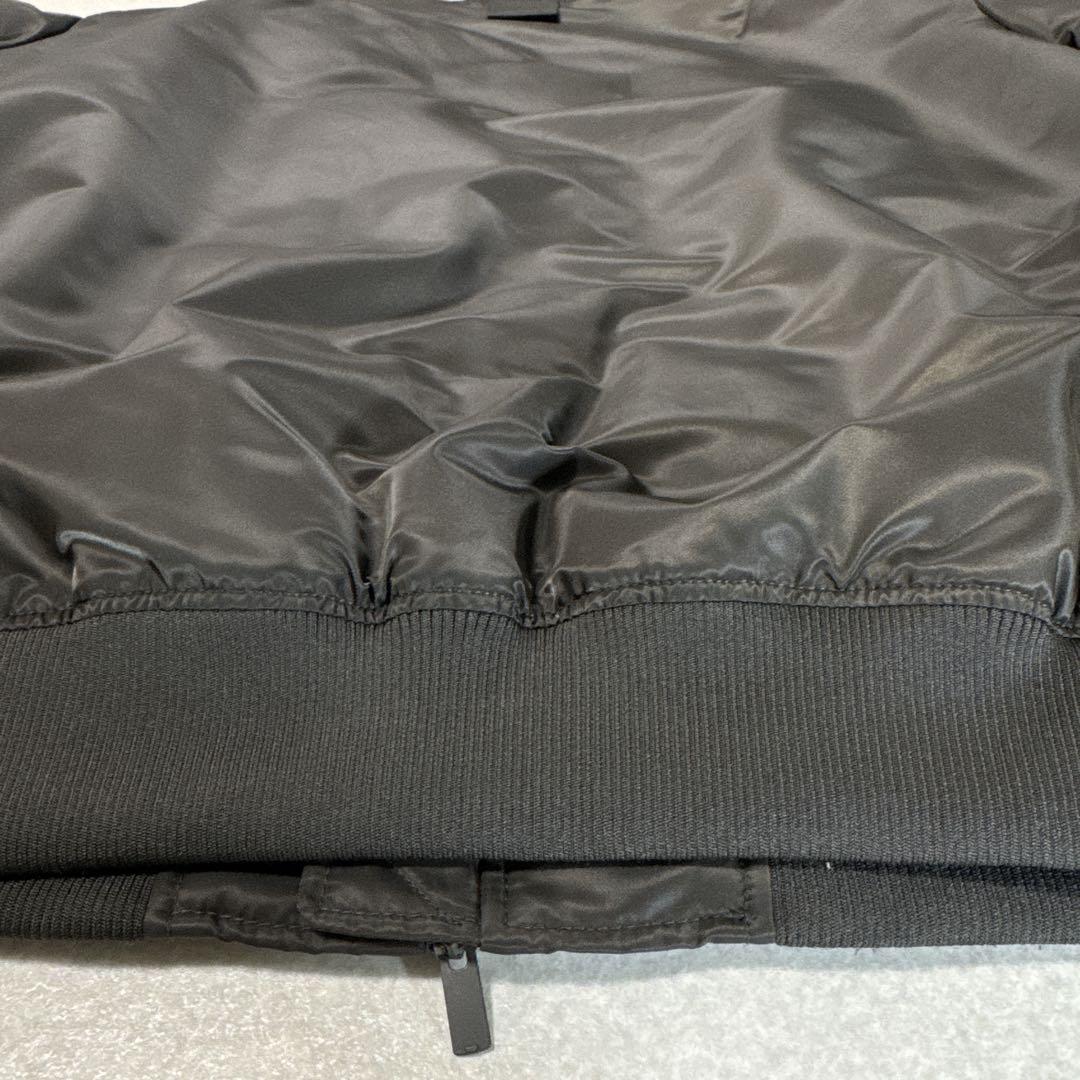 極美品⭐️ユニクロ UNIQLO+J ハイブリッドダウン MA1 XLダークグレー