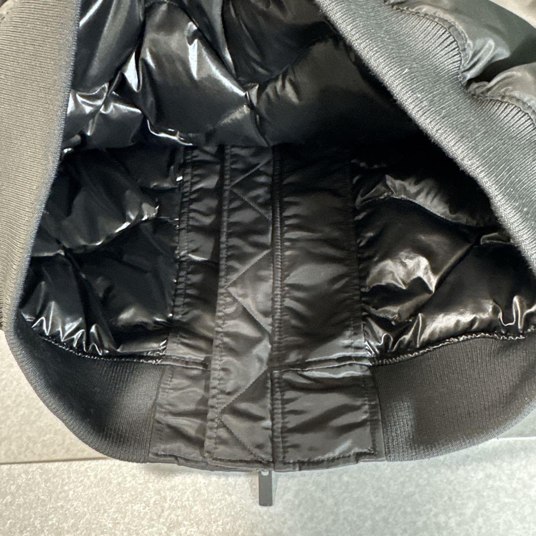 極美品⭐️ユニクロ UNIQLO+J ハイブリッドダウン MA1 XLダークグレー