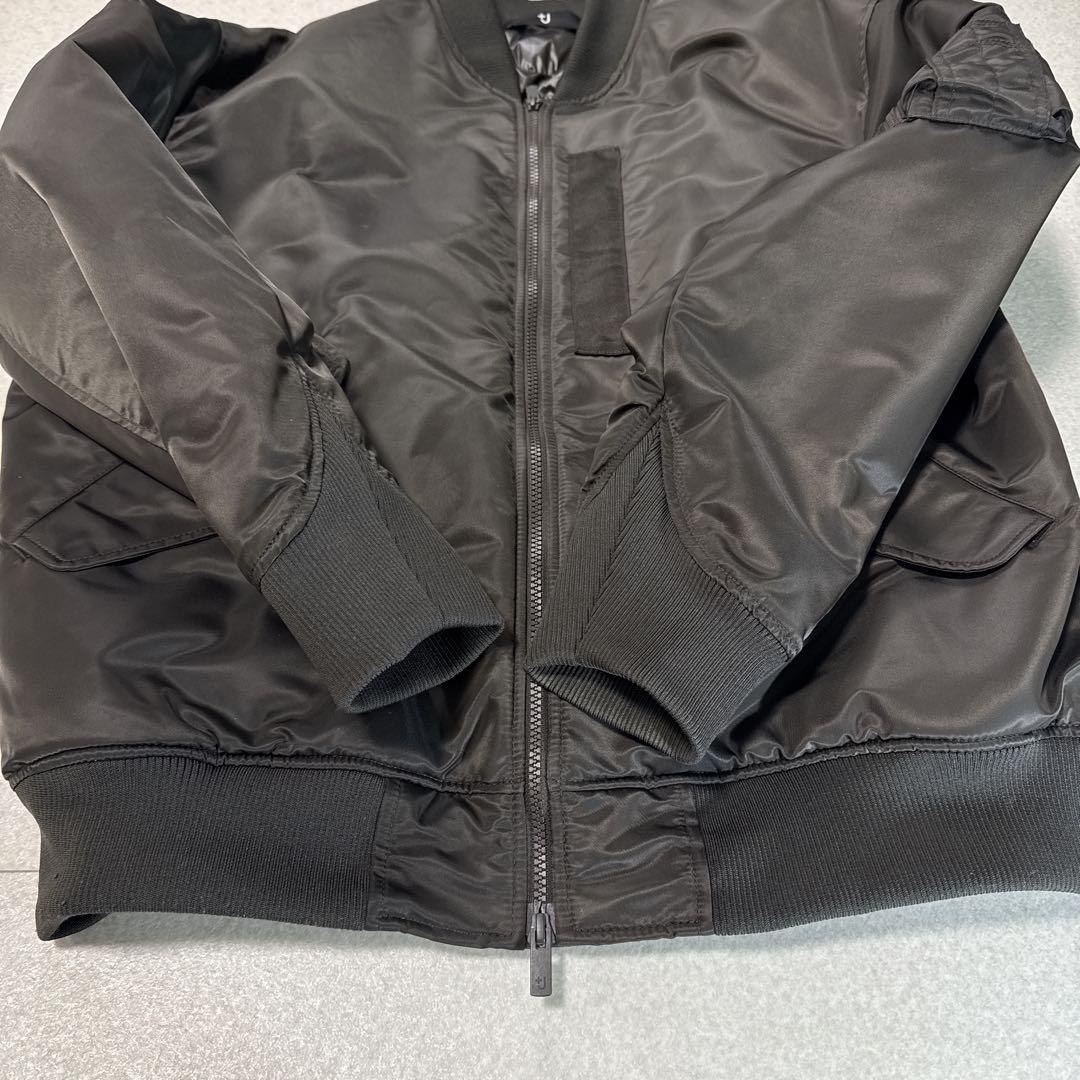 極美品⭐️ユニクロ UNIQLO+J ハイブリッドダウン MA1 XLダークグレー