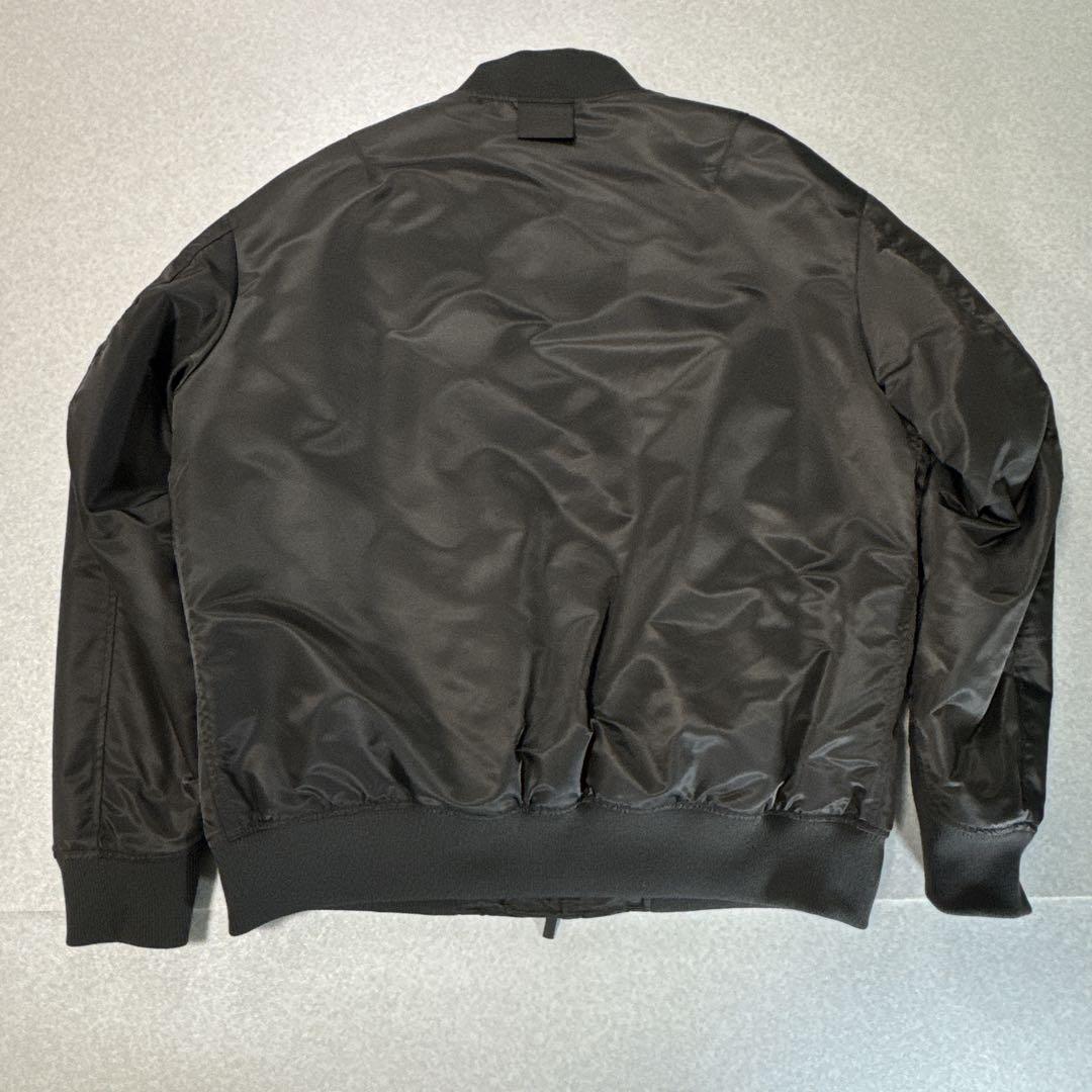 極美品⭐️ユニクロ UNIQLO+J ハイブリッドダウン MA1 XLダークグレー