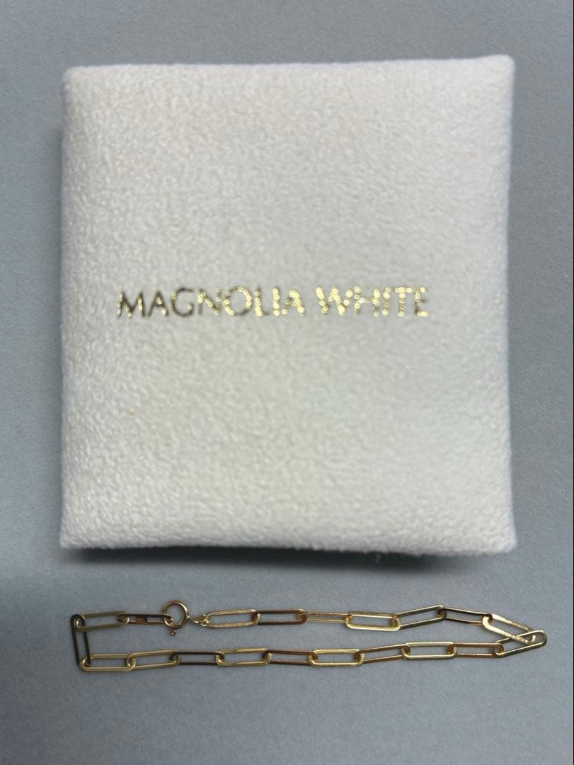 MAGNOLIAWHITE JEWELRYマグノリアホワイト　k18ブレスレット