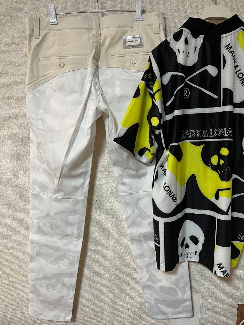 gun1773　MARK & LONA 新品上下セット ポロシャツ