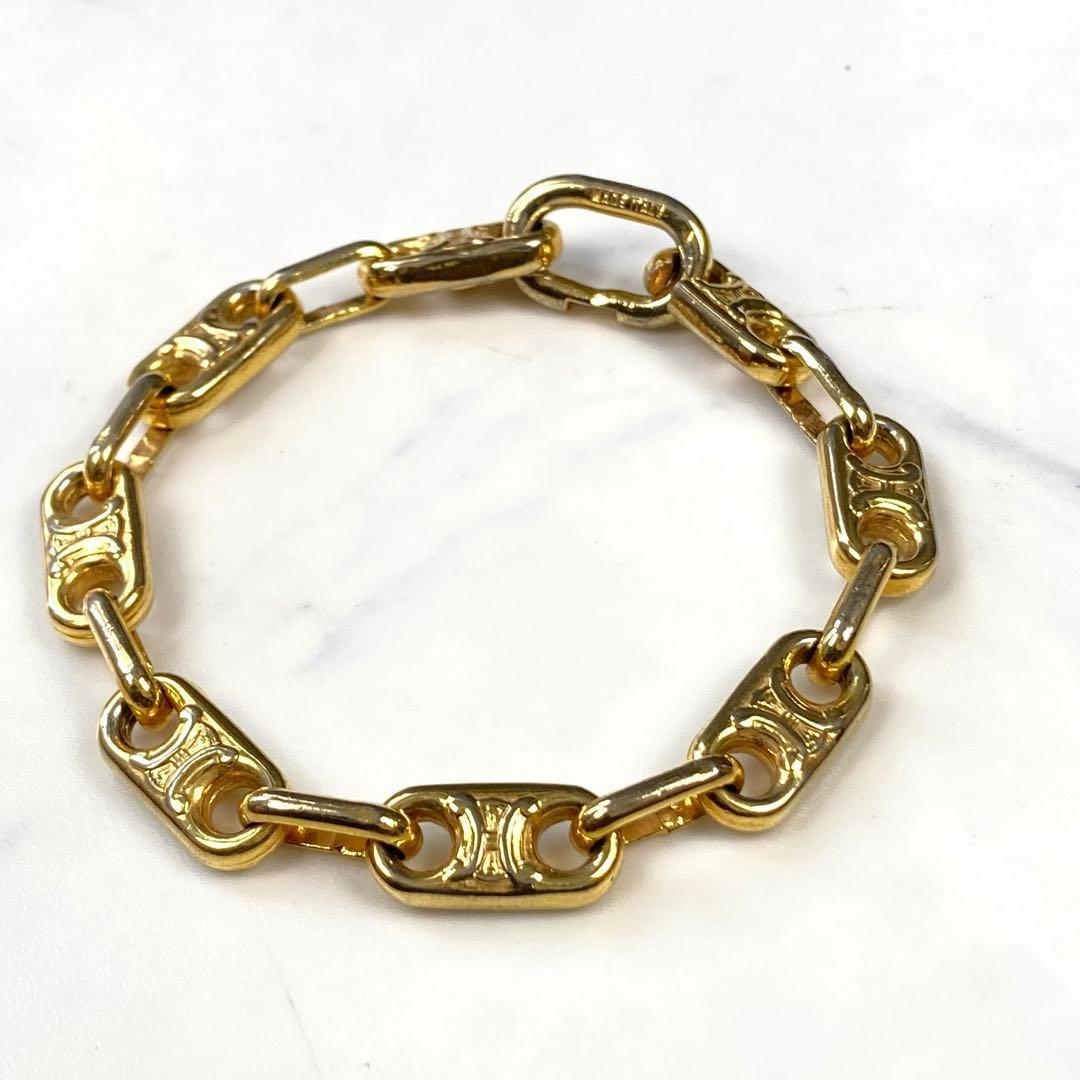 CELINE ブレスレット トリオンフ ヴィンテージ ゴールド