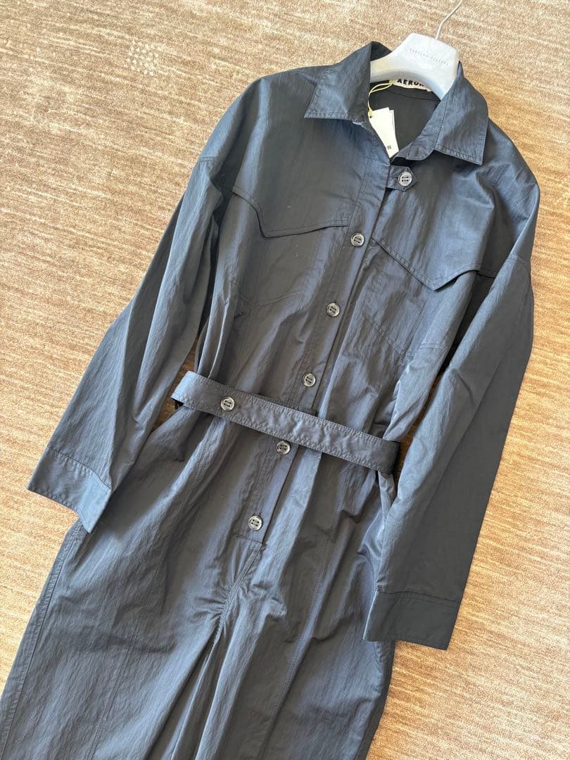 エアロン　AERON ブラック　ジャンプスーツ