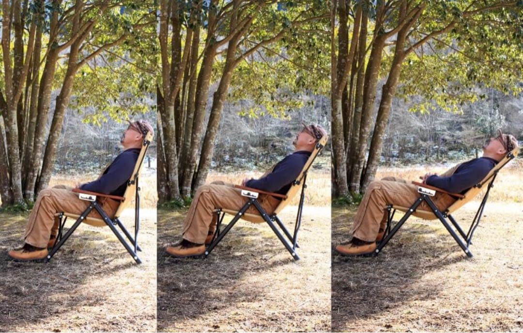 アルペンアウトドアーズ　ハイバックチェア　オリーブカラー