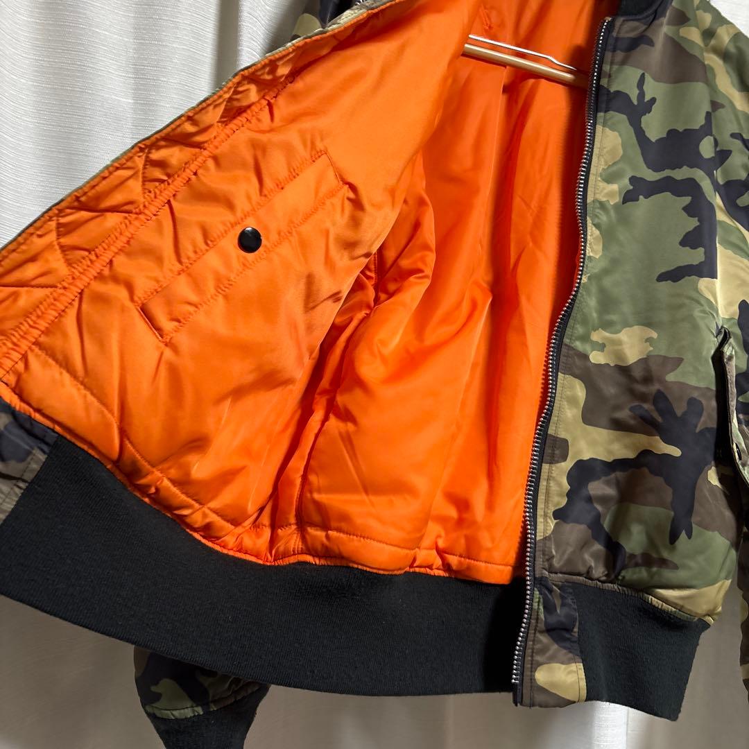 アルファインダストリーズ MA-1 ジャケット　USA製 L