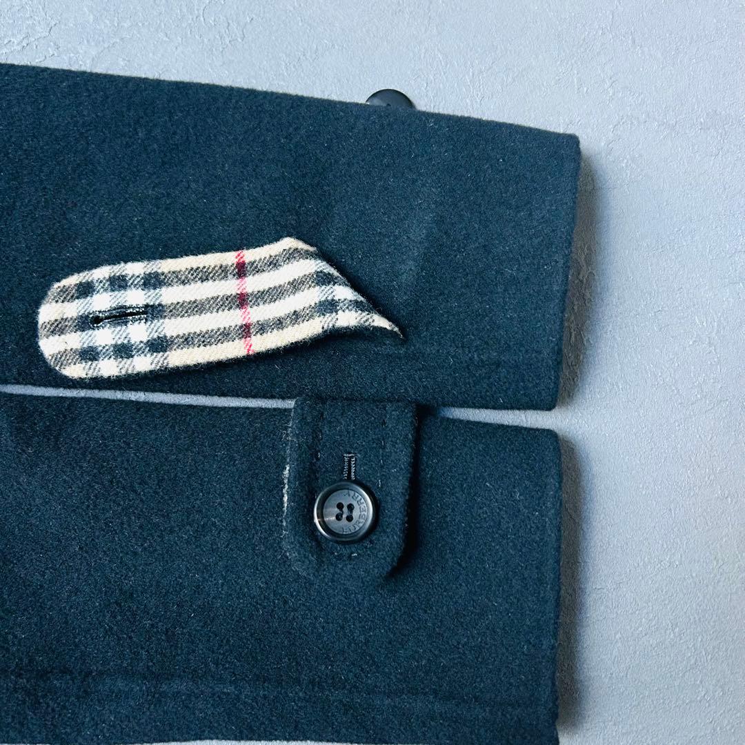 ＊バーバリーロンドン＊ダブルフェイス コート カシミヤ ノバチェック　ベルト