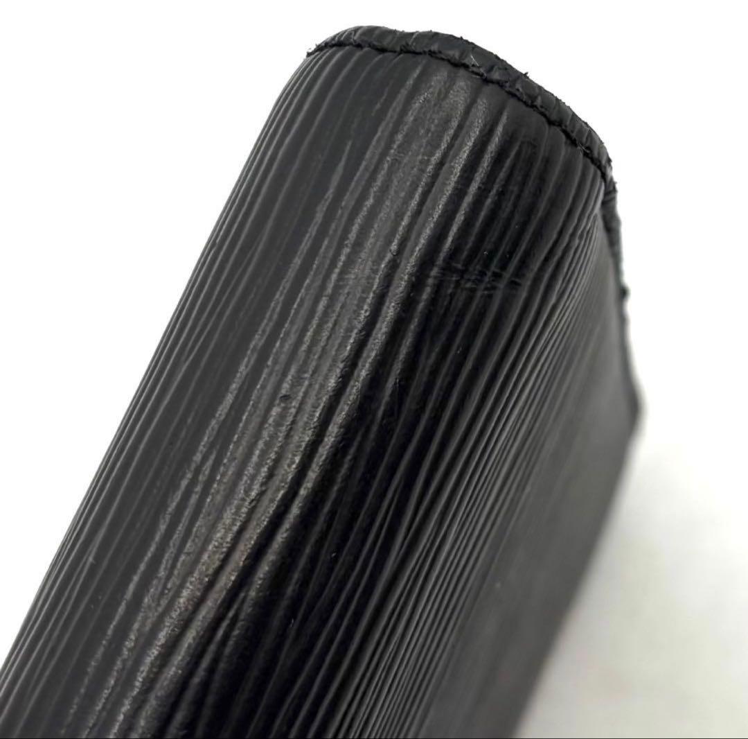 【最新型IC美品】ルイヴィトン　エピ　ジッピーウォレット　ゴールド金具　ブラック