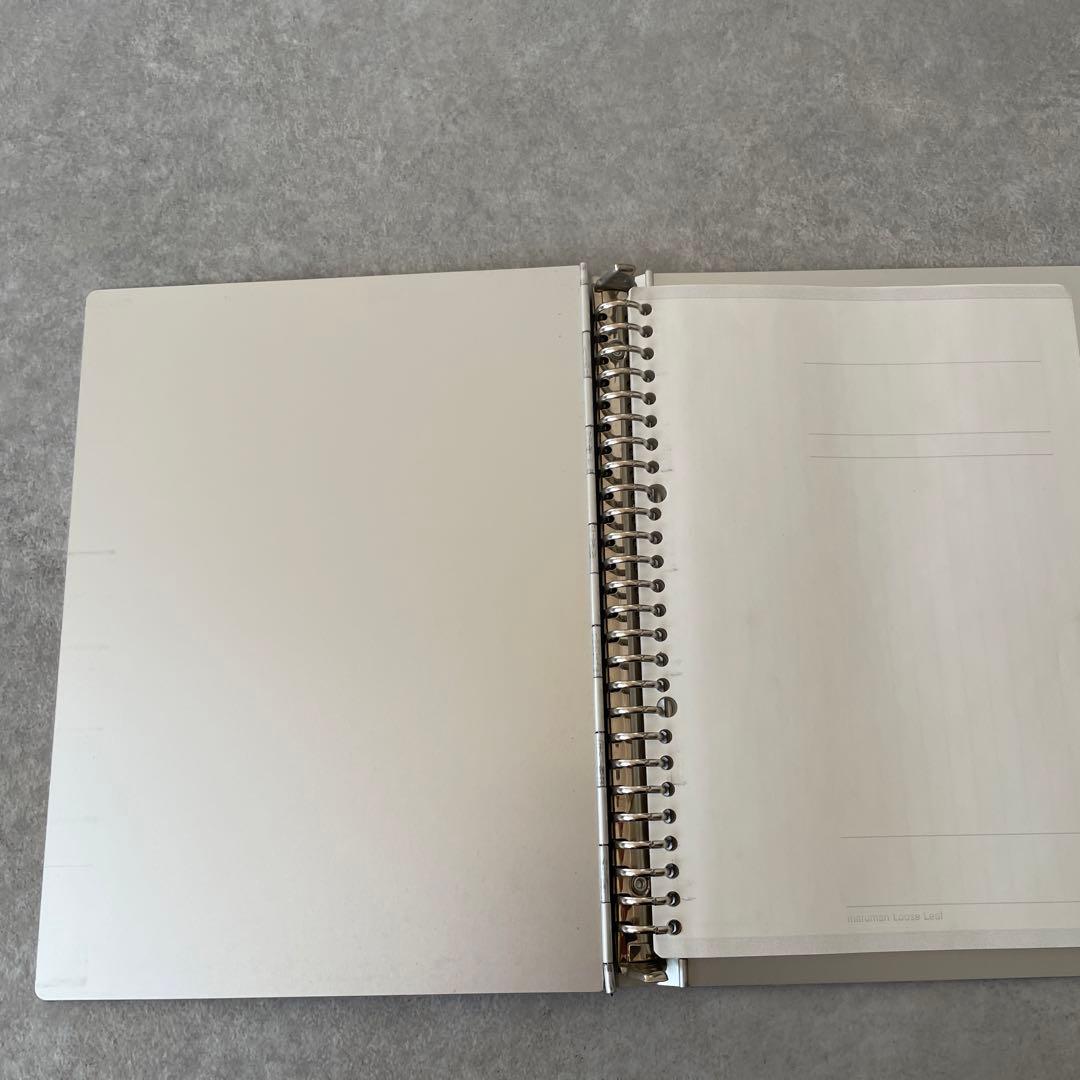 無印良品【激レア】B5サイズ26穴 アルミバインダー