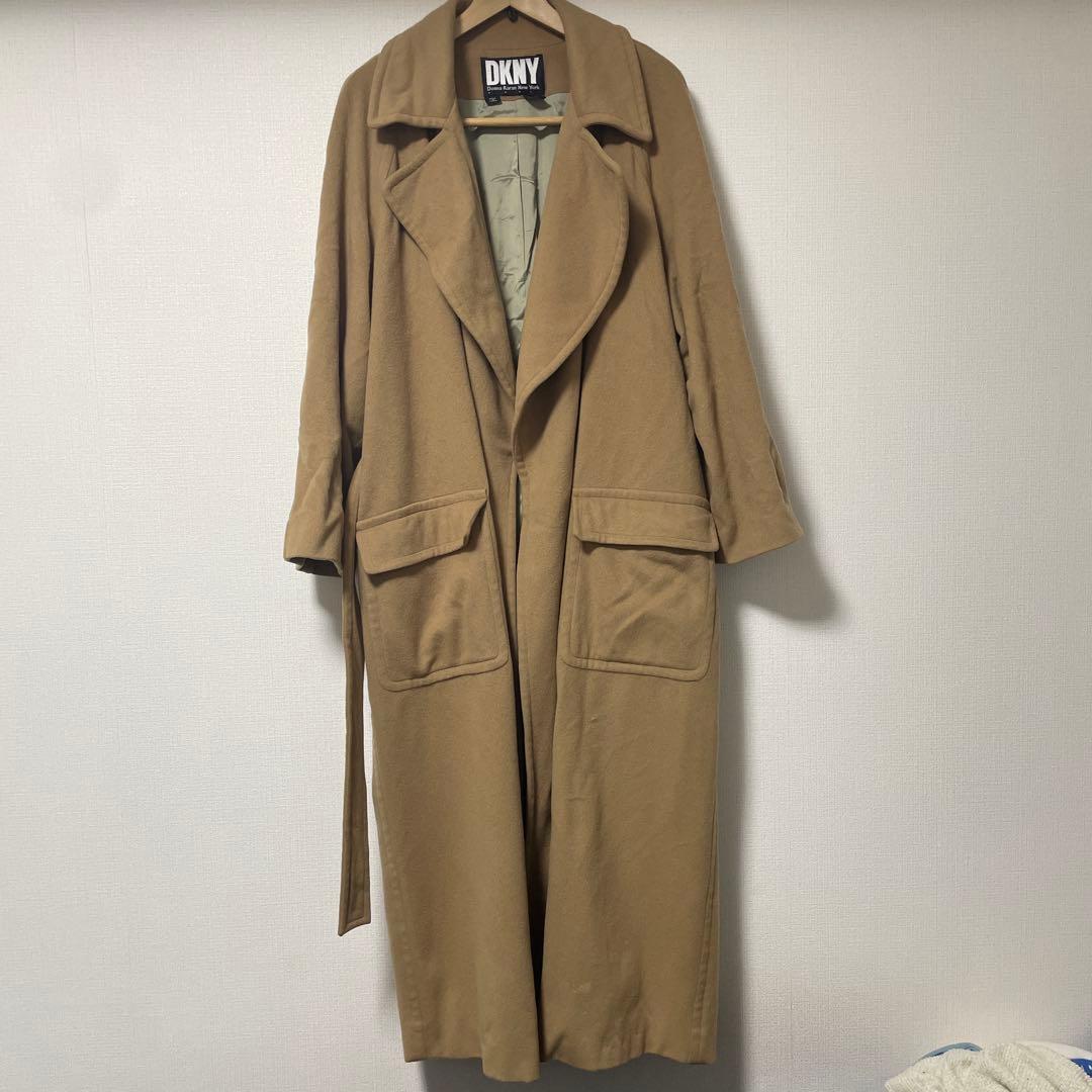 DKNY ベージュ ロングコート