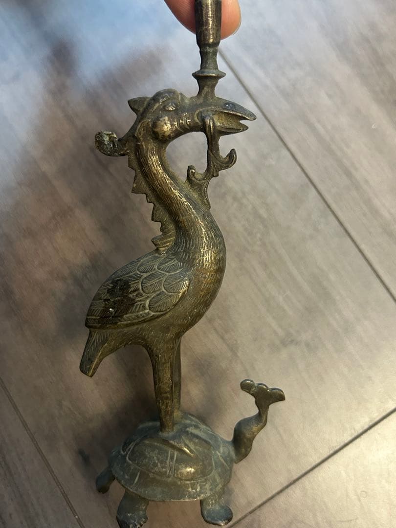 古董，香炉，古銅製，江戶時代，時代物