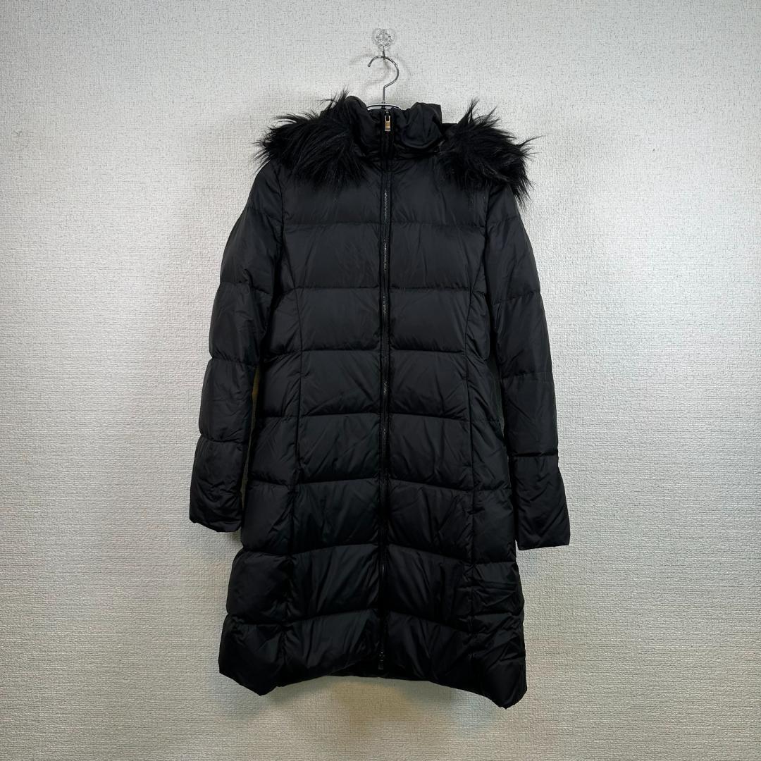 Theory ブラック ダウンジャケット フード付き