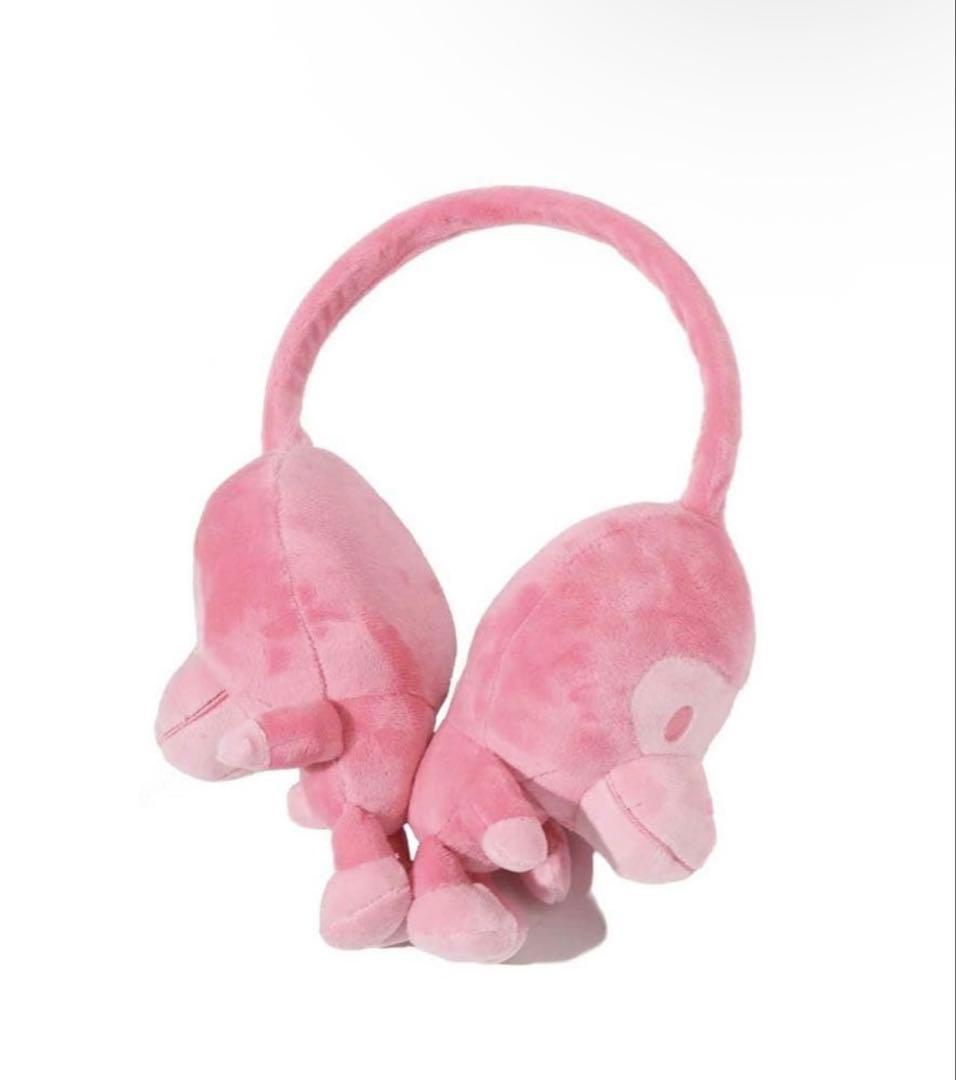 小物 BAPE BABY MILO EAR MUFFS PINk