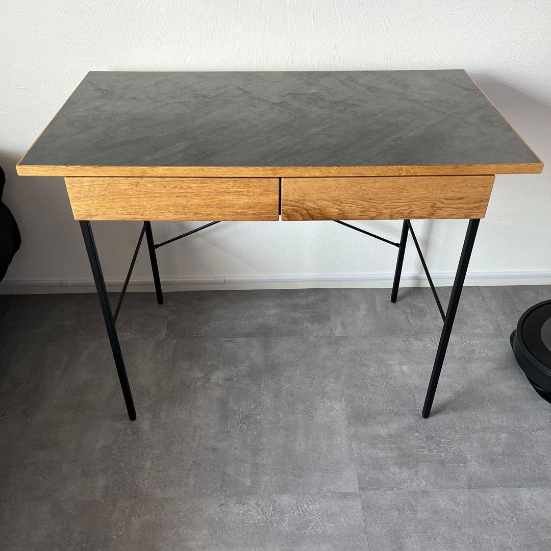 事務机・学習机 a.depeche POL desk 900 wide mat black