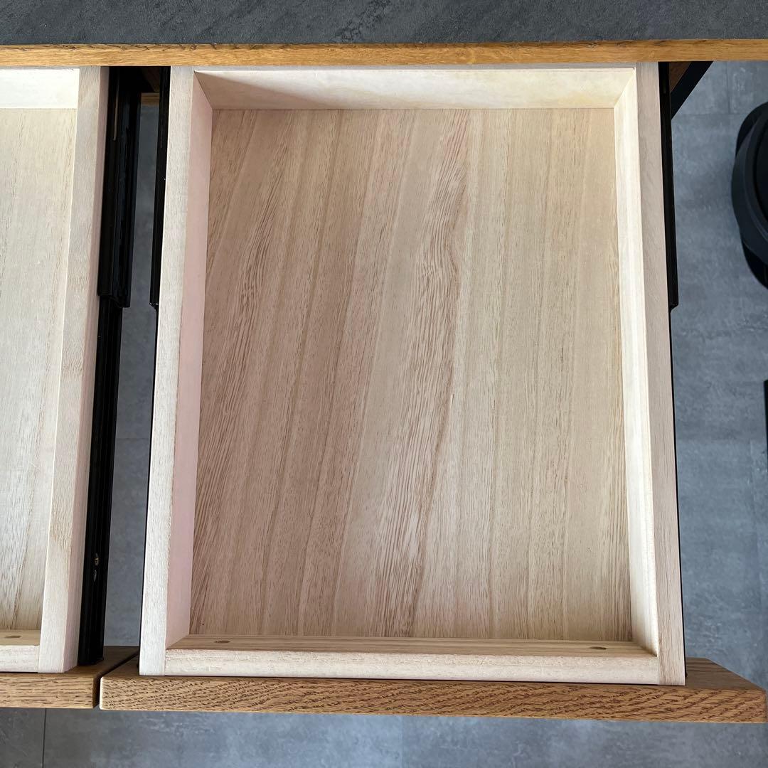 事務机・学習机 a.depeche POL desk 900 wide mat black