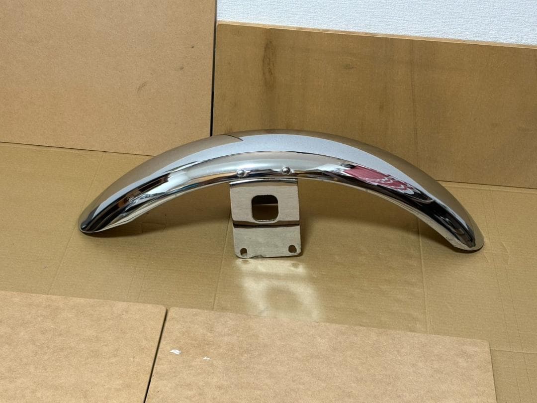 【送料無料】ハーレー チョッパー フロントフェンダー クロームメッキ