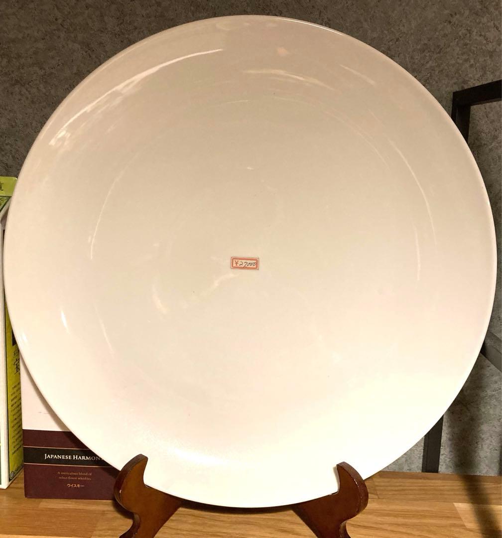 丸皿　大皿　掛け皿　卸売り　白い食器　白皿