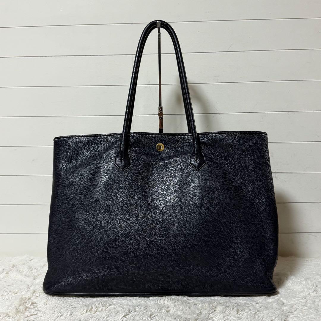 ⭐️美品⭐️　Cisei　シセイ　946　トートバッグ　オールレザー　ネイビー