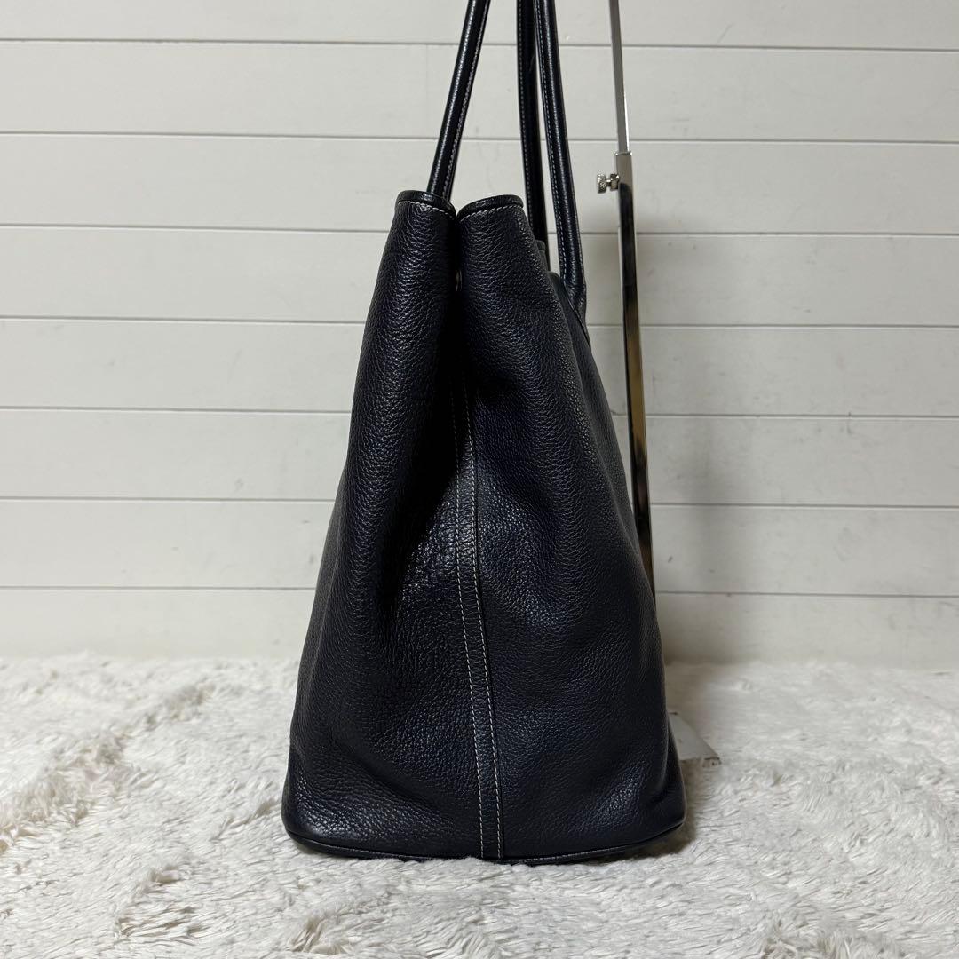 ⭐️美品⭐️　Cisei　シセイ　946　トートバッグ　オールレザー　ネイビー