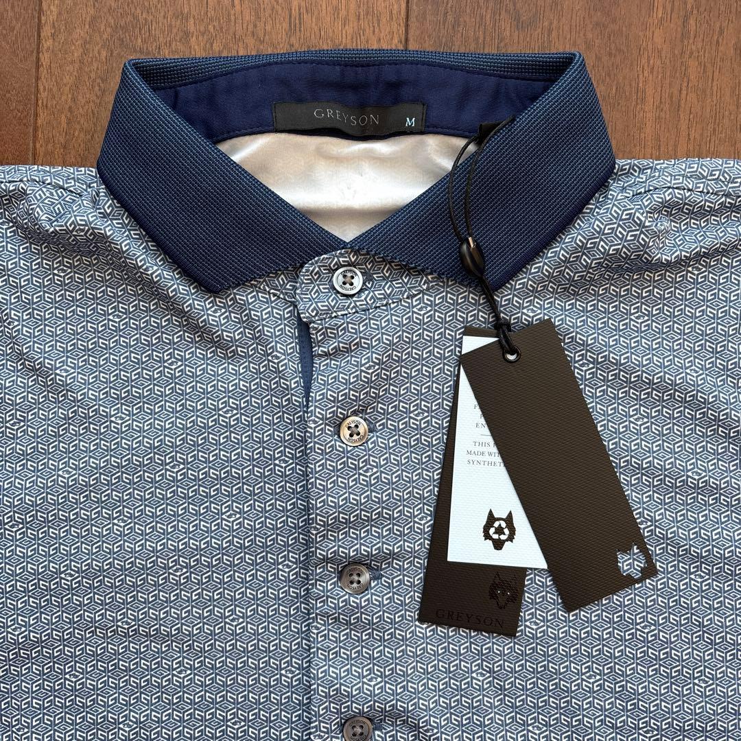 GREYSON Fjord ブルー ブラック ポロ