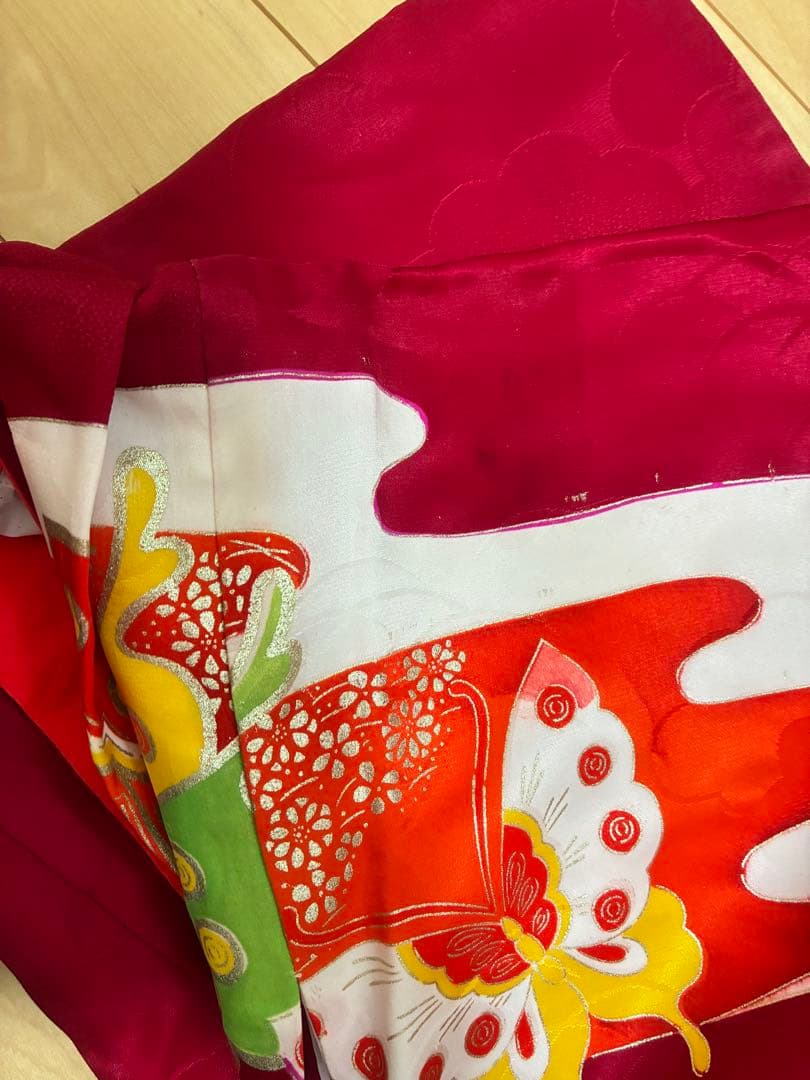 【七五三 7歳】深紅×金の豪華絢爛♡古典柄フルセット＊圧倒的存在感