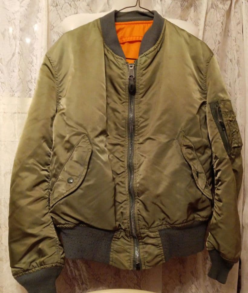 レトロ MA−1 100%オリジナルジャンバー 【男女兼用】