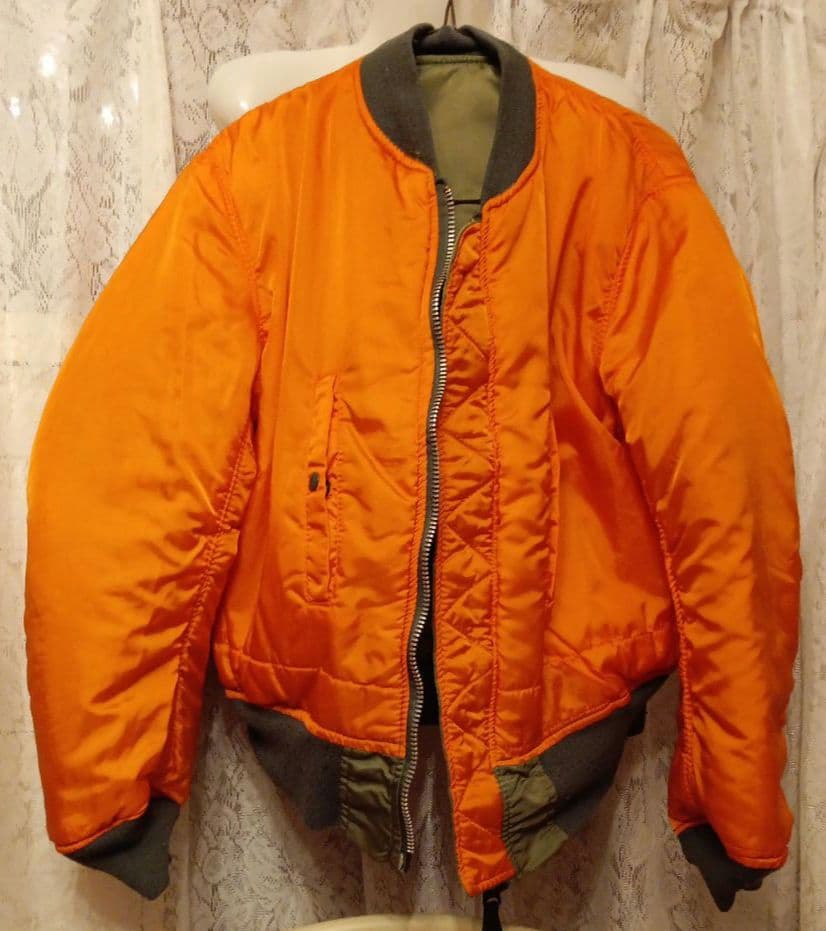 レトロ MA−1 100%オリジナルジャンバー 【男女兼用】