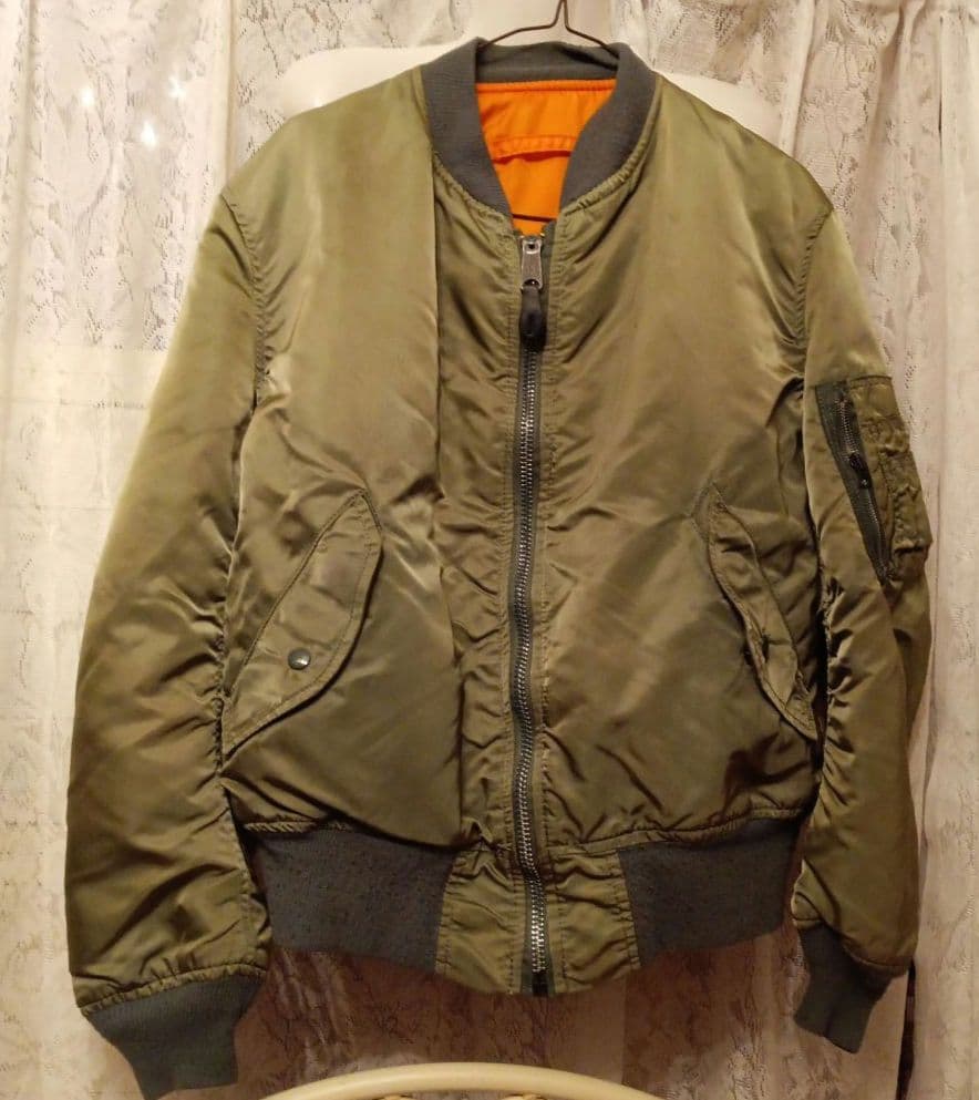 レトロ MA−1 100%オリジナルジャンバー 【男女兼用】