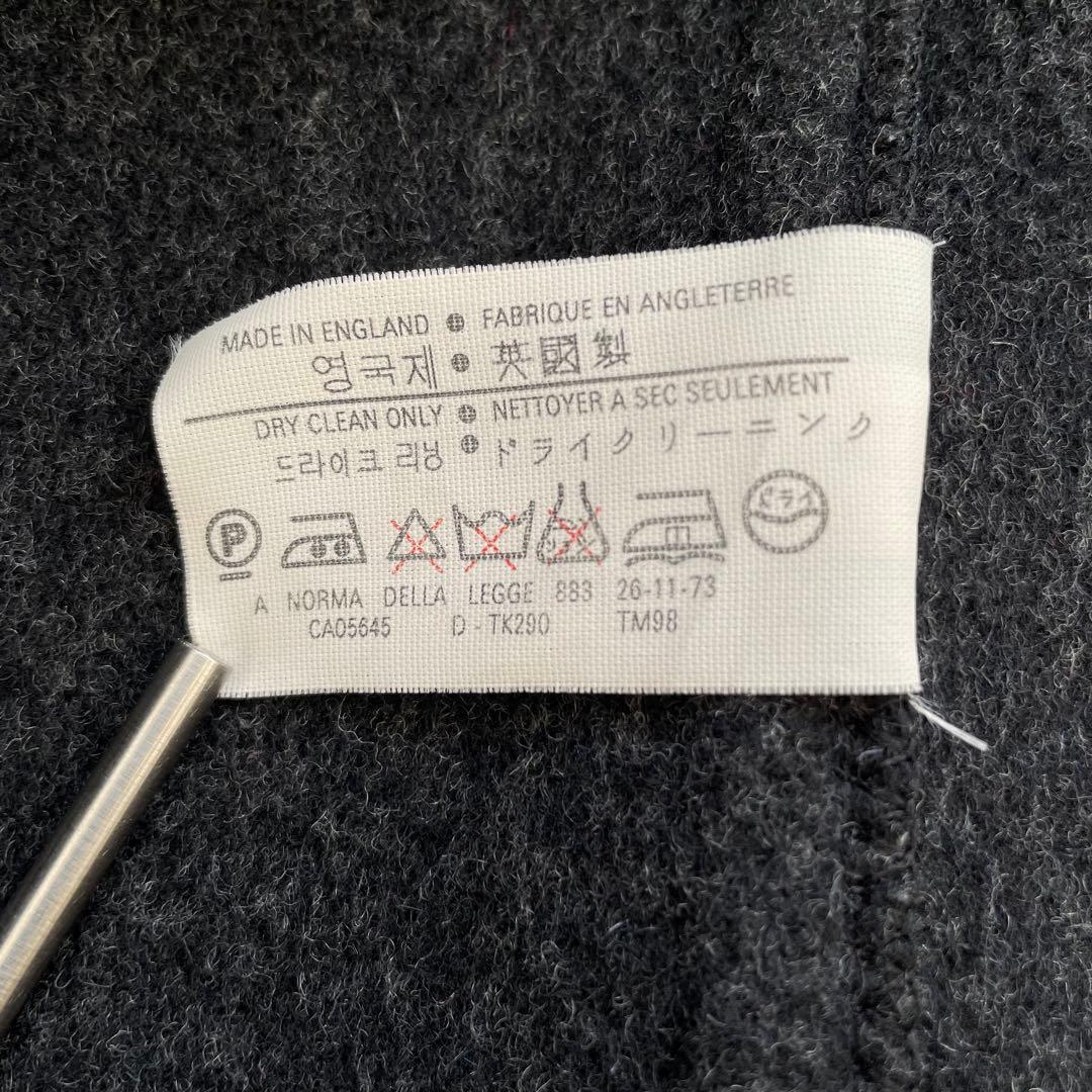 グローバーオール✨ダッフルコート　ロング　ダークグレー　ブラック　フード　M