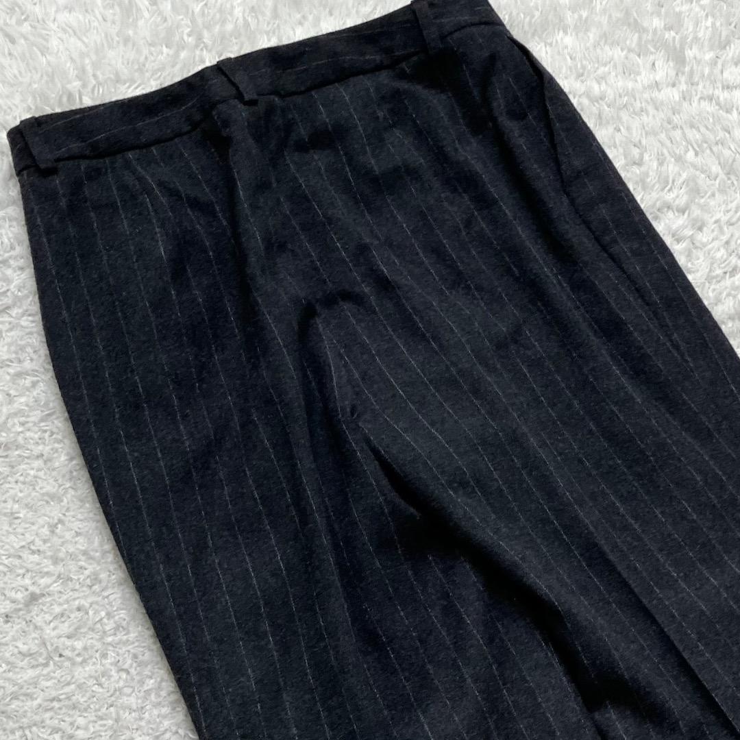 極美品✨バーバリーロンドン セットアップ スーツ フレアパンツ チャコールグレー